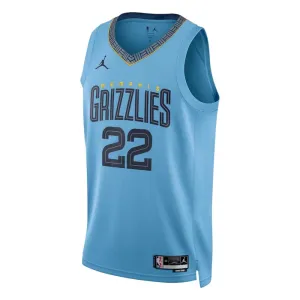 Camiseta Memphis Grizzlies Light Desmond Bane 22 Statement Edition Azul Swingman para Hombre
