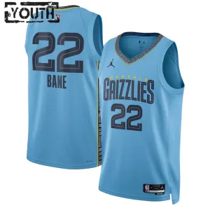 Camiseta Memphis Grizzlies Light Desmond Bane 22 Statement Edition Azul Swingman para Niño