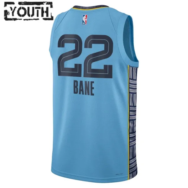 Camiseta Memphis Grizzlies Light Desmond Bane 22 Statement Edition Azul Swingman para Niño