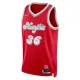 Camiseta Memphis Grizzlies Marcus Smart City Edition 2024-25 Rojo Swingman para Hombre