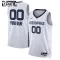 Camiseta Memphis Grizzlies Personalizada Association Edition Blanco Swingman para Niño