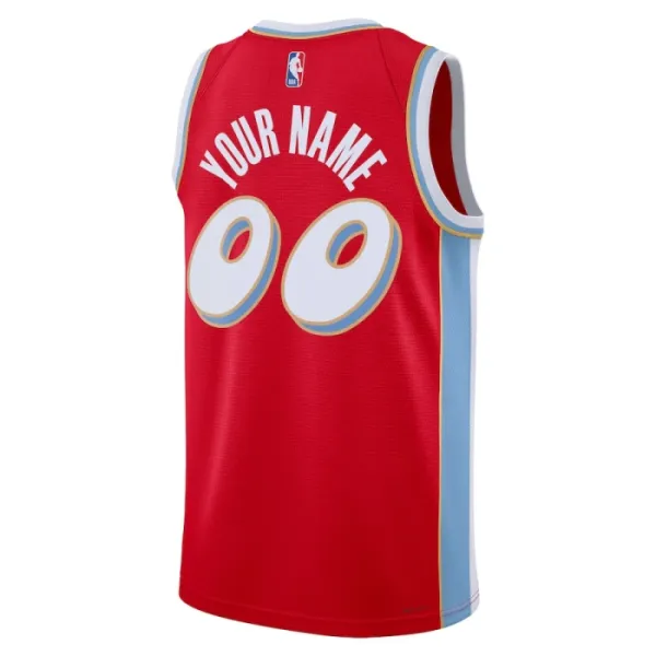 Camiseta Memphis Grizzlies Personalizada City Edition 2024-25 Rojo Swingman para Hombre