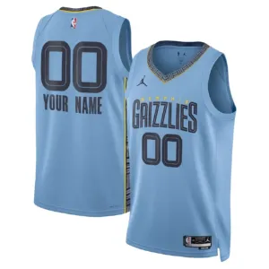 Camiseta Memphis Grizzlies Personalizada Statement Edition Azul Swingman para Hombre