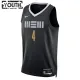 Camiseta Memphis Grizzlies Steven Adams City Edition 2023-24 Negro Swingman para Niño