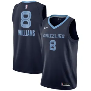 Camiseta Memphis Grizzlies Zaire Williams 8 Icon Edition Swingman para Hombre