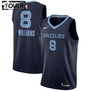 Camiseta Memphis Grizzlies Zaire Williams 8 Icon Edition Swingman para Niño