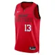 Camiseta Miami Heat Bam Adebayo City Edition 2024-25 Rojo Swingman para Hombre