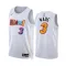 Camiseta Miami Heat Dwyane Wade 3 City Edition 2022-23 Blanco Swingman para Hombre