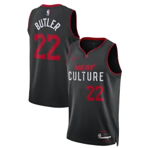 Camiseta Miami Heat Jimmy Butler City Edition 2023-24 Negro Swingman para Hombre