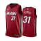 Camiseta Miami Heat Max Strus 31 Statement Edition Rojo Swingman para Hombre