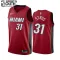 Camiseta Miami Heat Max Strus 31 Statement Edition Rojo Swingman para Niño