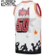 Camiseta Miami Heat Mitchell Ness x Tats Cru Edition Hardwood Classics 2023-24 Blanco Swingman para Niño