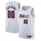 Camiseta Miami Heat Personalizada City Edition 2022-23 Blanco Swingman para Hombre