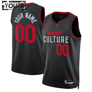 Camiseta Miami Heat Personalizada City Edition 2023-24 Swingman para Niño