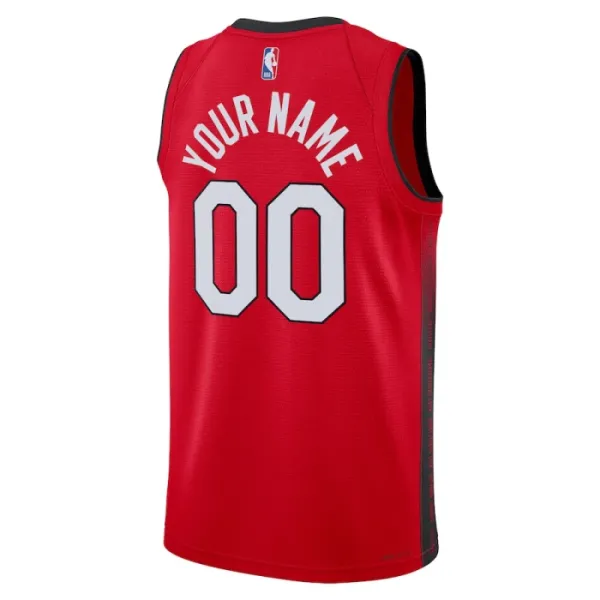Camiseta Miami Heat Personalizada City Edition 2024-25 Rojo Swingman para Hombre