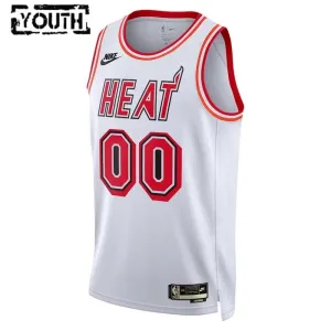 Camiseta Miami Heat Personalizada Classic Edition 2022-23 Blanco Swingman para Niño
