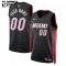 Camiseta Miami Heat Personalizada Icon Edition Negro Swingman para Niño