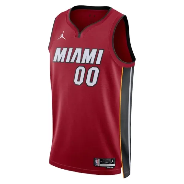 Camiseta Miami Heat Personalizada Statement Edition Rojo Swingman para Hombre