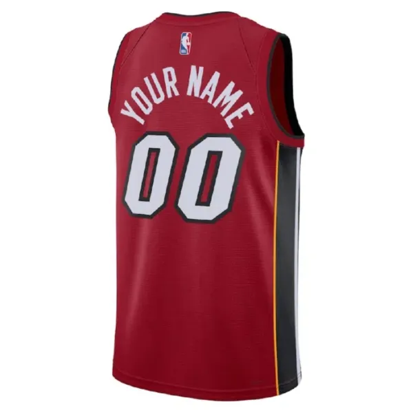 Camiseta Miami Heat Personalizada Statement Edition Rojo Swingman para Hombre