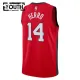 Camiseta Miami Heat Tyler Herro City Edition 2024-25 Rojo Swingman para Niño