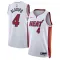 Camiseta Miami Heat Victor Oladipo 4 Association Edition Blanco Swingman para Hombre