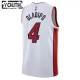 Camiseta Miami Heat Victor Oladipo 4 Association Edition Blanco Swingman para Niño