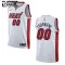 Camiseta Miami Heat White Personalizada Association Edition 2023-24 Swingman para Niño