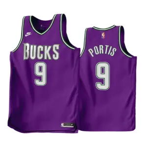 Camiseta Milwaukee Bucks Bobby Portis JR 9 Classic Edition 2022-23 Swingman para Hombre