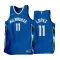 Camiseta Milwaukee Bucks Brook Lopez 11 City Edition 2022-23 Azul Swingman para Hombre