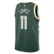 Camiseta Milwaukee Bucks Brook Lopez 11 Icon Edition Verde Swingman para Hombre