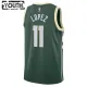 Camiseta Milwaukee Bucks Brook Lopez 11 Icon Edition Verde Swingman para Niño