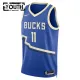 Camiseta Milwaukee Bucks Brook Lopez City Edition 2024-25 Azul Swingman para Niño