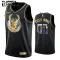 Camiseta Milwaukee Bucks Diamond Edition Personalizada Negro Swingman para Niño