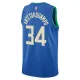 Camiseta Milwaukee Bucks Giannis Antetokounmpo City Edition 2023-24 Real Swingman para Hombre