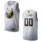 Camiseta Milwaukee Bucks Golden Edition Personalizada Blanco Swingman para Hombre