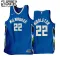 Camiseta Milwaukee Bucks Khris Middleton 22 City Edition 2022-23 Azul Swingman para Niño