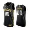Camiseta Milwaukee Bucks Limited Golden Edition Personalizada Negro Swingman para Hombre