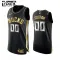 Camiseta Milwaukee Bucks Limited Golden Edition Personalizada Negro Swingman para Niño