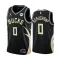 Camiseta Milwaukee Bucks Marjon Beauchamp 0 Statement Edition Negro Swingman para Hombre
