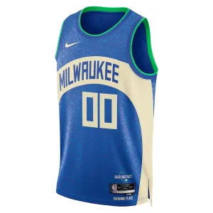 Camiseta Milwaukee Bucks Personalizada City Edition 2023-24 Swingman para Hombre