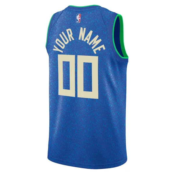 Camiseta Milwaukee Bucks Personalizada City Edition 2023-24 Swingman para Hombre