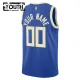 Camiseta Milwaukee Bucks Personalizada City Edition 2024-25 Azul Swingman para Niño
