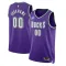 Camiseta Milwaukee Bucks Personalizada Classic Edition 2022-23 Púrpura Swingman para Hombre