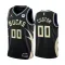Camiseta Milwaukee Bucks Personalizada Statement Edition Negro Swingman para Hombre