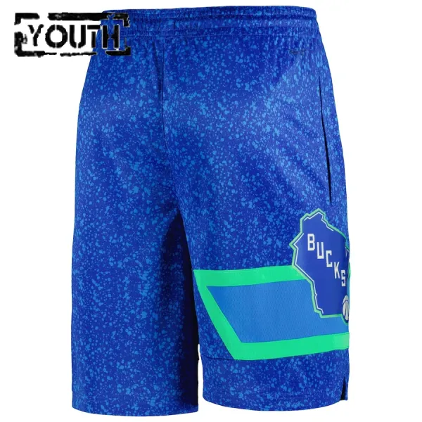 Pantalones Milwaukee Bucks City Edition 2023-24 Swingman para Niño