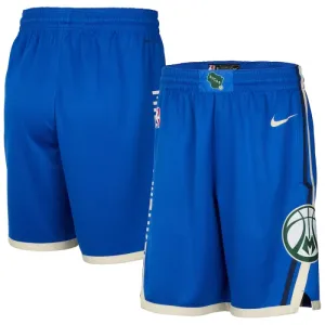 Pantalones Milwaukee Bucks City Edition 2024-25 Swingman para Hombre