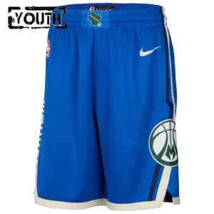 Pantalones Milwaukee Bucks City Edition 2024-25 Swingman para Niño