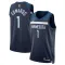 Camiseta Minnesota Timberwolves Anthony Edwards 1 Icon Edition Swingman para Hombre
