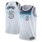 Camiseta Minnesota Timberwolves Anthony Edwards City Edition 2024-25 Blanco Swingman para Hombre