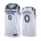 Camiseta Minnesota Timberwolves D Angelo Russell 0 Association Edition Blanco Swingman para Hombre